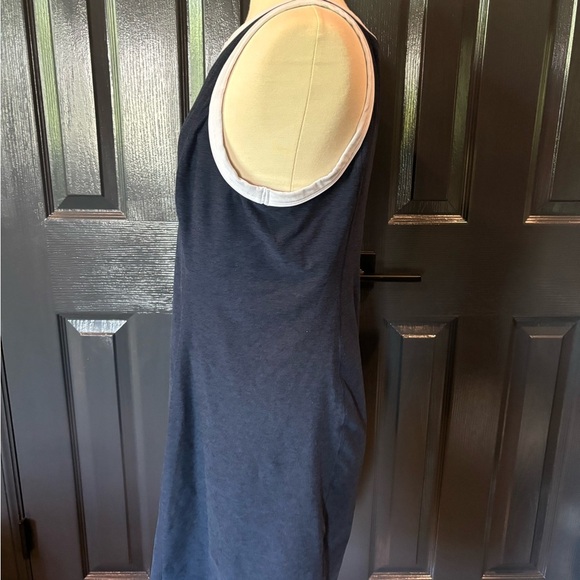 Beyond Yoga Blue Halter Sheath Midi Dress - Picture 2 of 4